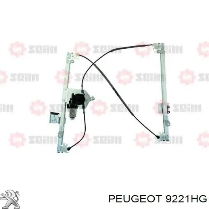 Do koszyka 9221HG Peugeot/Citroen Mechanizm podnoszenia szyby drzwi przednich lewych