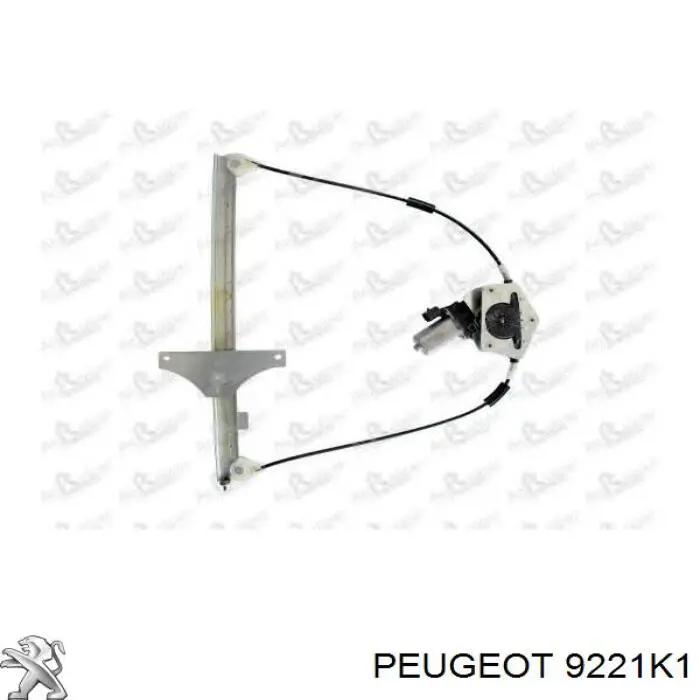 Do koszyka 9637139480 Peugeot/Citroen Mechanizm podnoszenia szyby drzwi przednich lewych