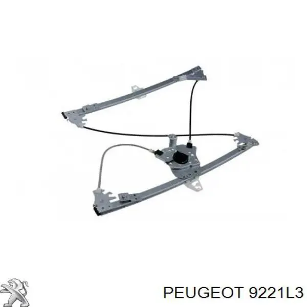 9221L3 Peugeot/Citroen Mechanizm podnoszenia szyby drzwi przednich lewych