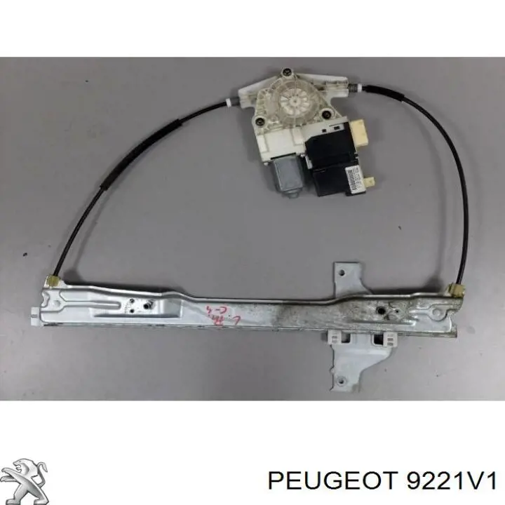Do koszyka 9221V1 Peugeot/Citroen Mechanizm podnoszenia szyby drzwi przednich lewych