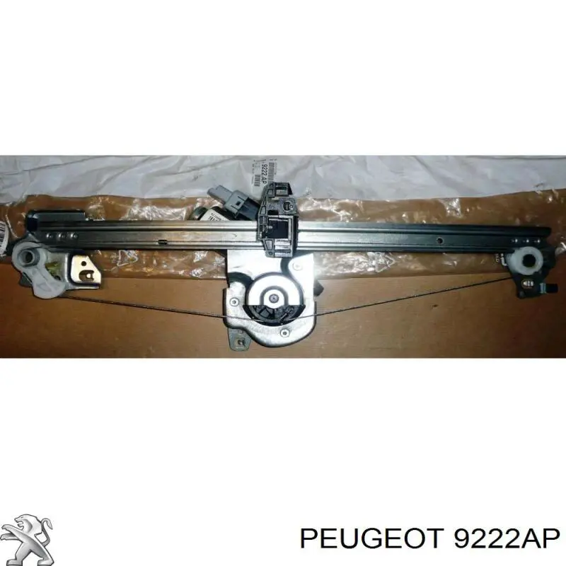 Do koszyka 9222AN Peugeot/Citroen Mechanizm podnoszenia szyby drzwi przednich prawych