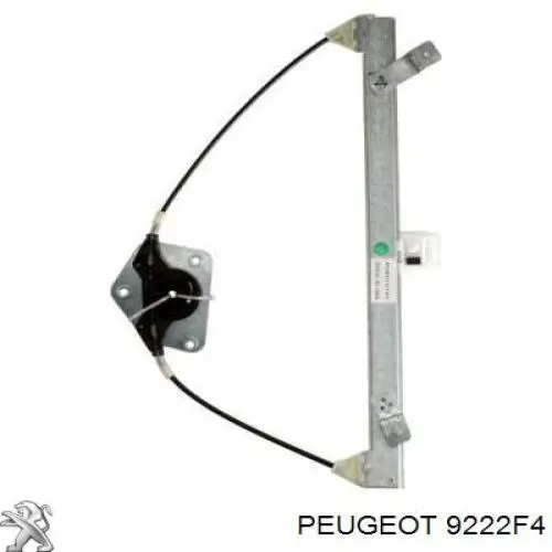 Mechanizm podnoszenia szyby drzwi przednich prawych Peugeot/Citroen 9222F4 cena, od 71,18 USD