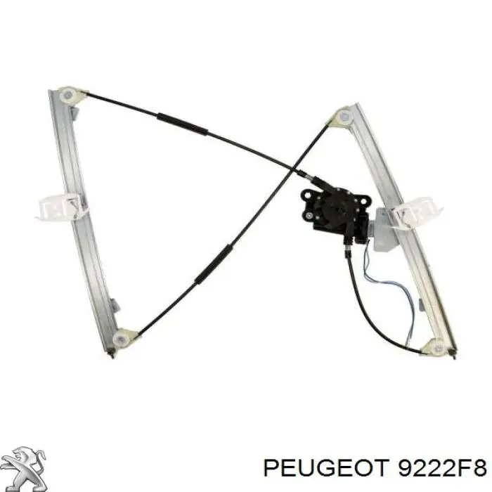 9222F8 Peugeot/Citroen Mechanizm podnoszenia szyby drzwi przednich prawych