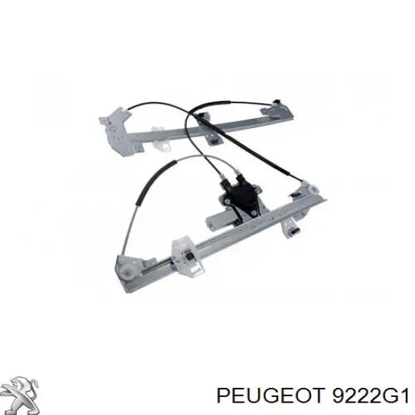 Mechanizm podnoszenia szyby drzwi przednich prawych Peugeot/Citroen 9222G1 cena, od 65,44 USD
