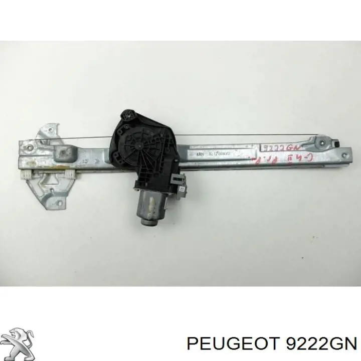 9222GN Peugeot/Citroen Mechanizm podnoszenia szyby drzwi przednich prawych