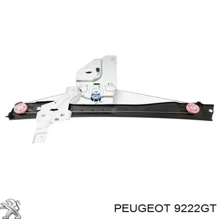 9222GT Peugeot/Citroen Mechanizm podnoszenia szyby drzwi przednich prawych