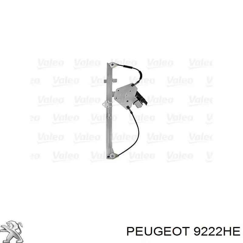 Do koszyka 9222HE Peugeot/Citroen Mechanizm podnoszenia szyby drzwi przednich prawych