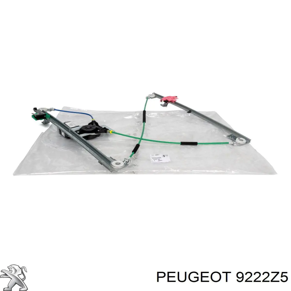 Do koszyka 9222Z5 Peugeot/Citroen Mechanizm podnoszenia szyby drzwi przednich prawych