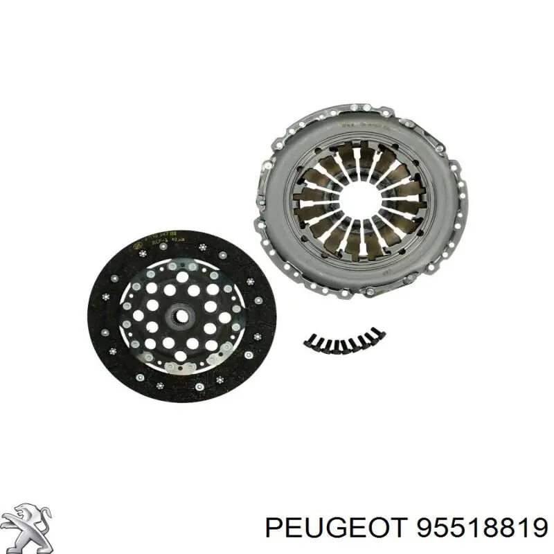 Zestaw sprzęgła (3 części) 95518819 Peugeot/Citroen