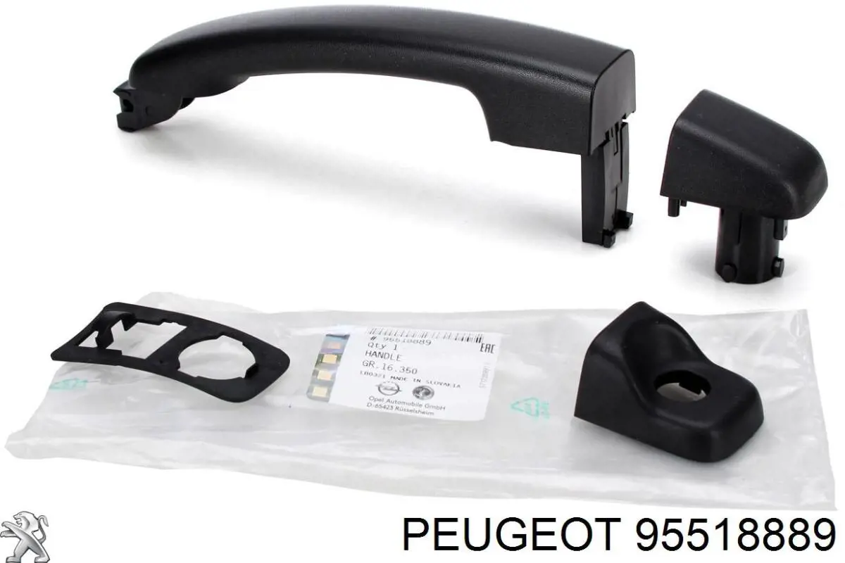 Klamka drzwi przednich zewnętrzna Opel 95518889 cena, od 48,16 USD