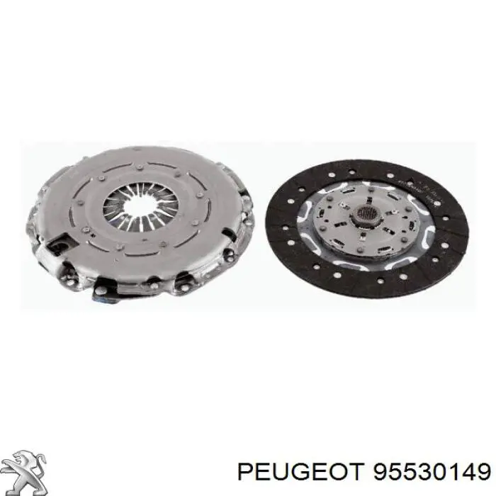 Do koszyka 95530149 Peugeot/Citroen Zestaw sprzęgła (3 części)