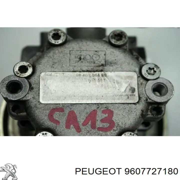 Do koszyka 9607727180 Peugeot/Citroen Koło pasowe pompy wspomagania hydraulicznego
