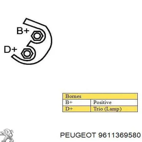 9655249280 Fiat/Alfa/Lancia alternator