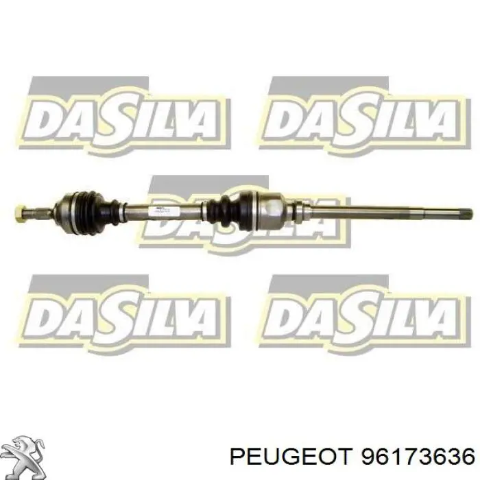 Półoś napędowa przednia prawa Peugeot/Citroen 96173636 cena, od 110,69 USD