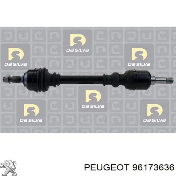 96173636 Peugeot/Citroen Półoś napędowa przednia prawa