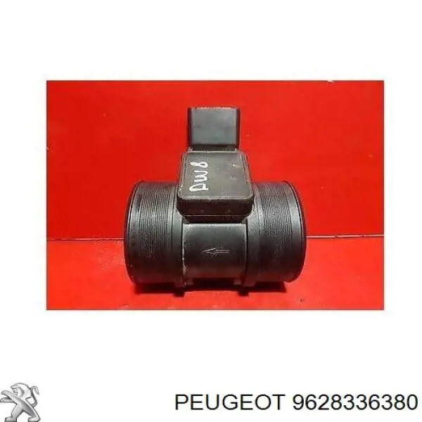 9628336380 Peugeot/Citroen Czujnik przepływu powietrza, przepływomierz powietrza M.A.F.