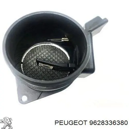Czujnik przepływu powietrza, przepływomierz powietrza M.A.F. Peugeot/Citroen 9628336380