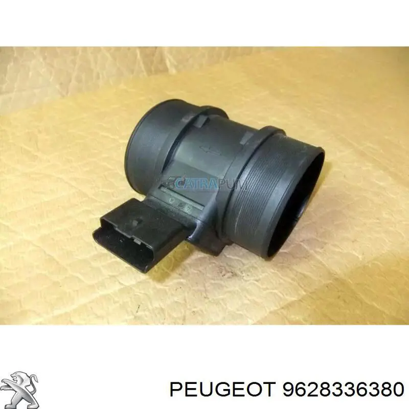 Do koszyka 9628336380 Peugeot/Citroen Czujnik przepływu powietrza, przepływomierz powietrza M.A.F.