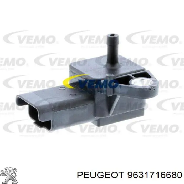 Do koszyka 9631716680 Peugeot/Citroen Czujnik ciśnienia w kolektorze ssącym, MAP