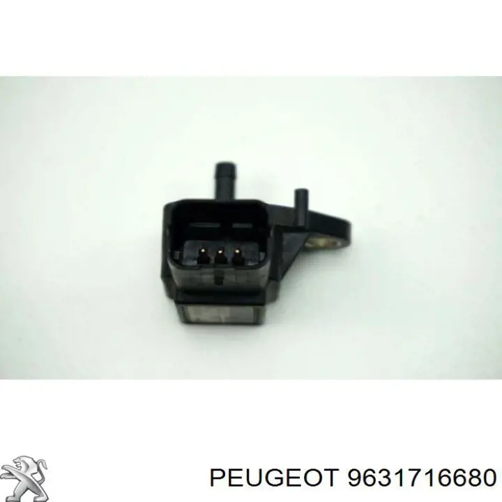 9631716680 Peugeot/Citroen Czujnik ciśnienia w kolektorze ssącym, MAP