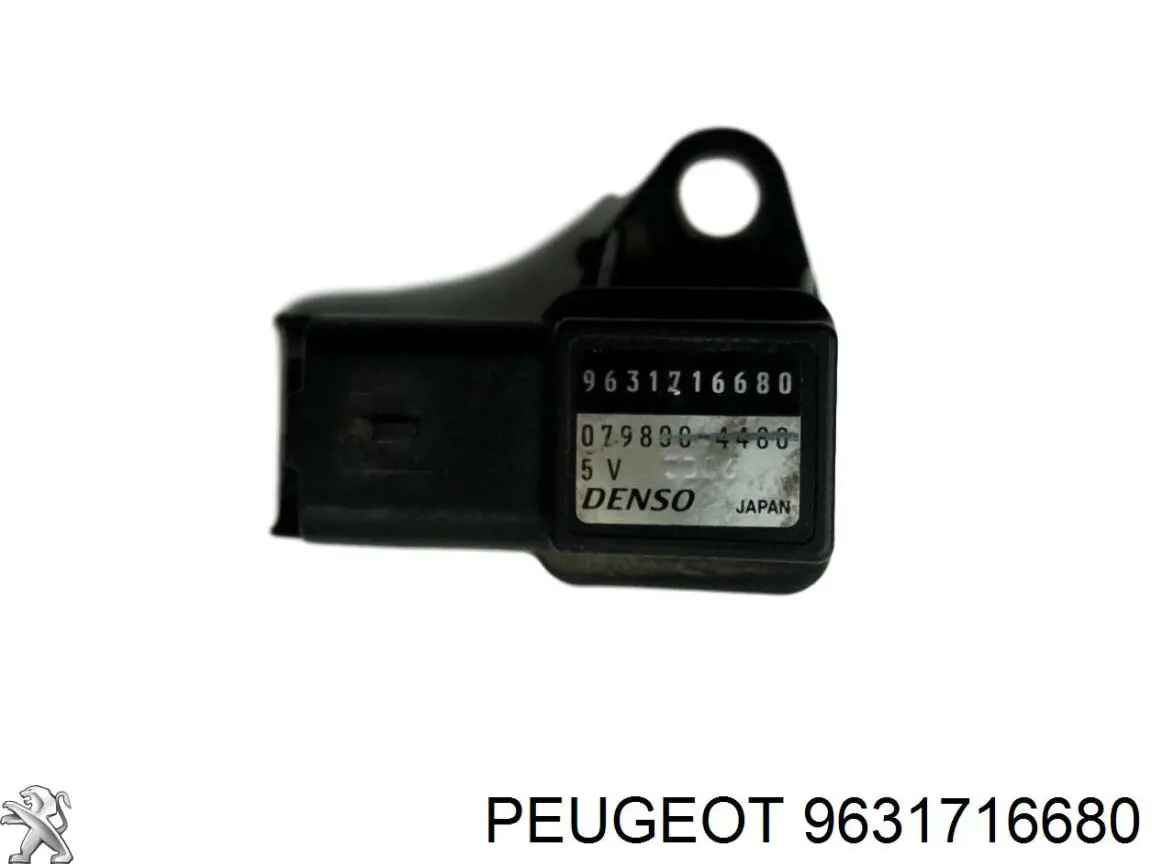 9631716680 Peugeot/Citroen Czujnik ciśnienia w kolektorze ssącym, MAP