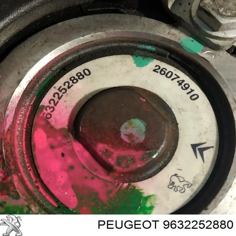 Do koszyka 9632252880 Peugeot/Citroen Pompa wspomagania hydraulicznego kierownicy