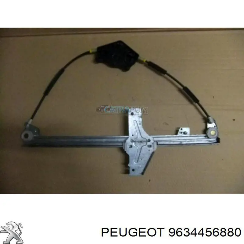 Do koszyka 9634456880 Peugeot/Citroen Mechanizm podnoszenia szyby drzwi przednich prawych