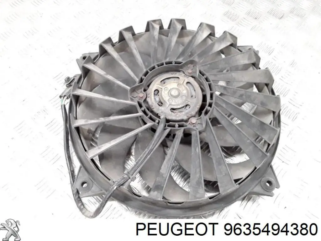 Wentylator elektryczny układu chłodzenia, kompletny (silnik+wirnik) lewy Peugeot/Citroen 9635494380 cena, od 66,31 USD