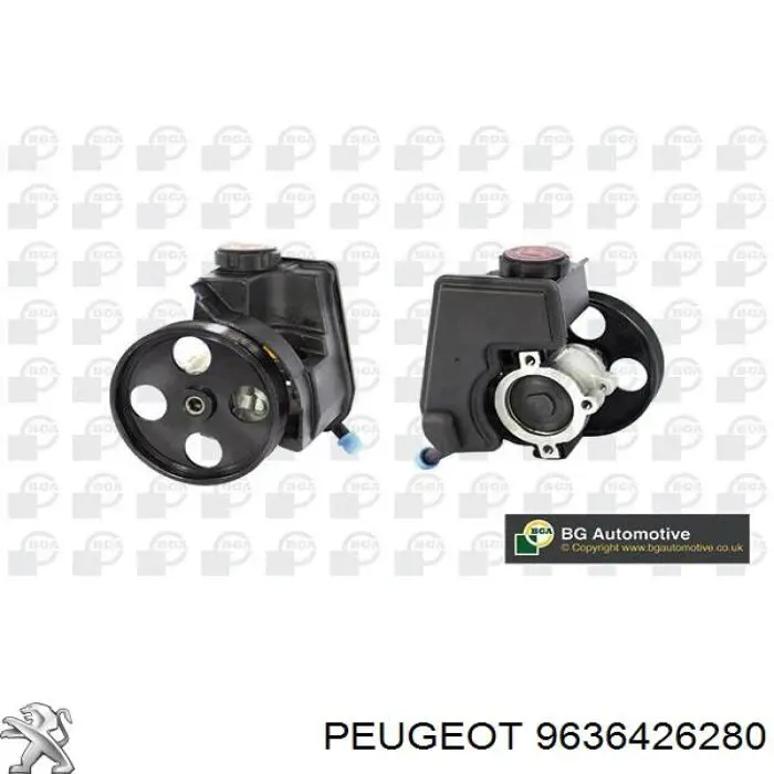 9636426280 Peugeot/Citroen Pompa wspomagania hydraulicznego kierownicy