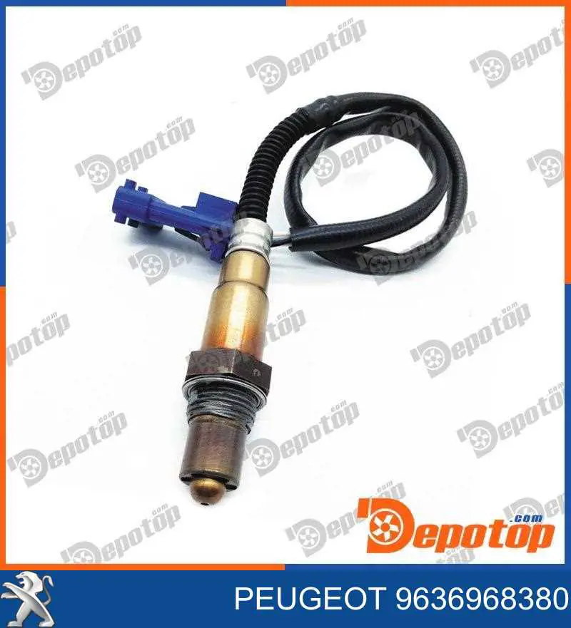 9636968380 Peugeot/Citroen sonda lambda czujnik tlenu po katalizatorze