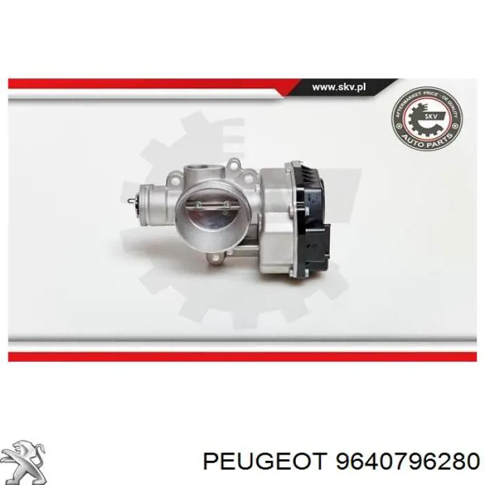 Przepustnica, komplet Peugeot/Citroen 9640796280 cena, od 117,95 USD