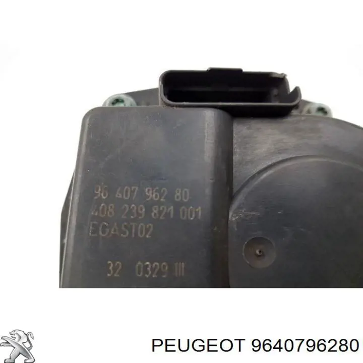 Przepustnica, komplet Peugeot/Citroen 9640796280
