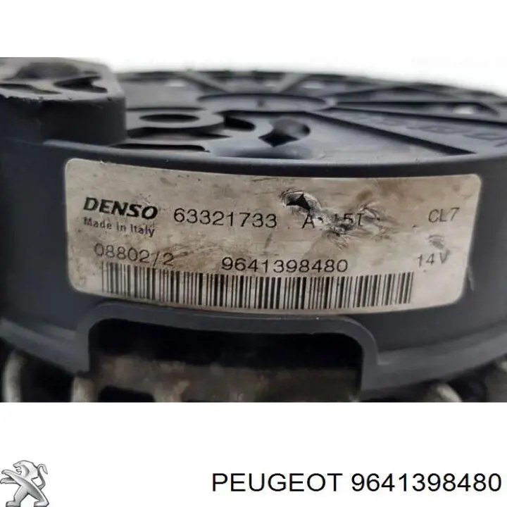 9641398480 Peugeot/Citroen alternator