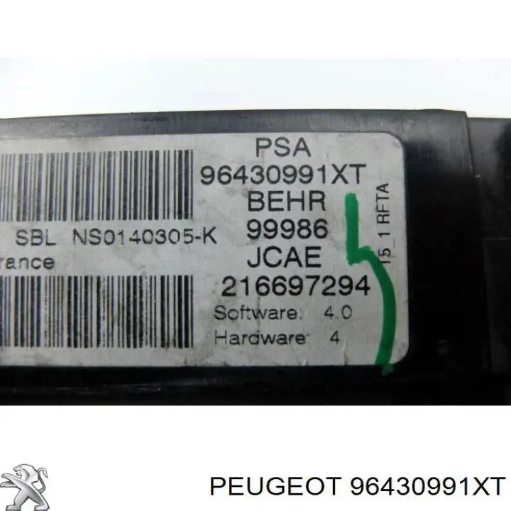 Do koszyka Sterownik trybów ogrzewania/klimatyzacji Peugeot 307  3A, 3C