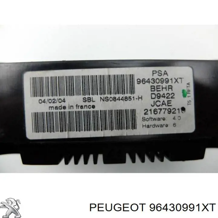  Sterownik trybów ogrzewania/klimatyzacji Peugeot 307 