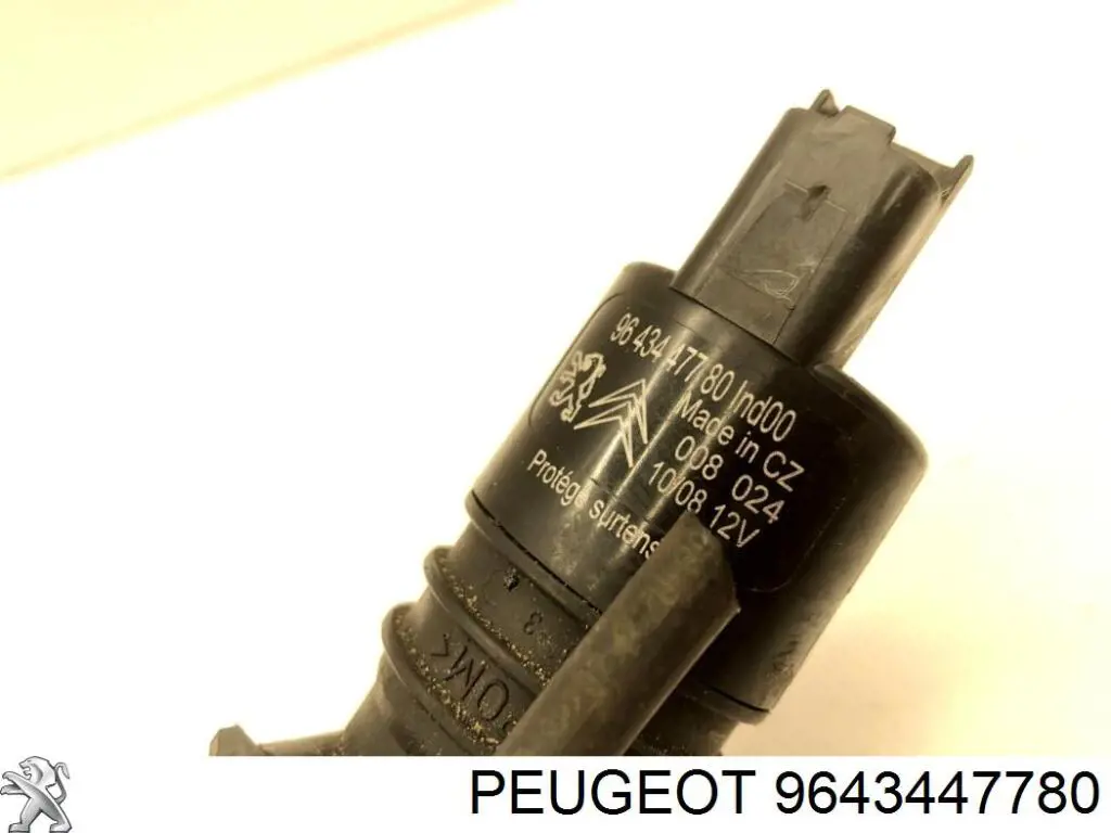 Pompka spryskiwacza szyby przedniej Peugeot/Citroen 9643447780 cena, od 30,65 USD