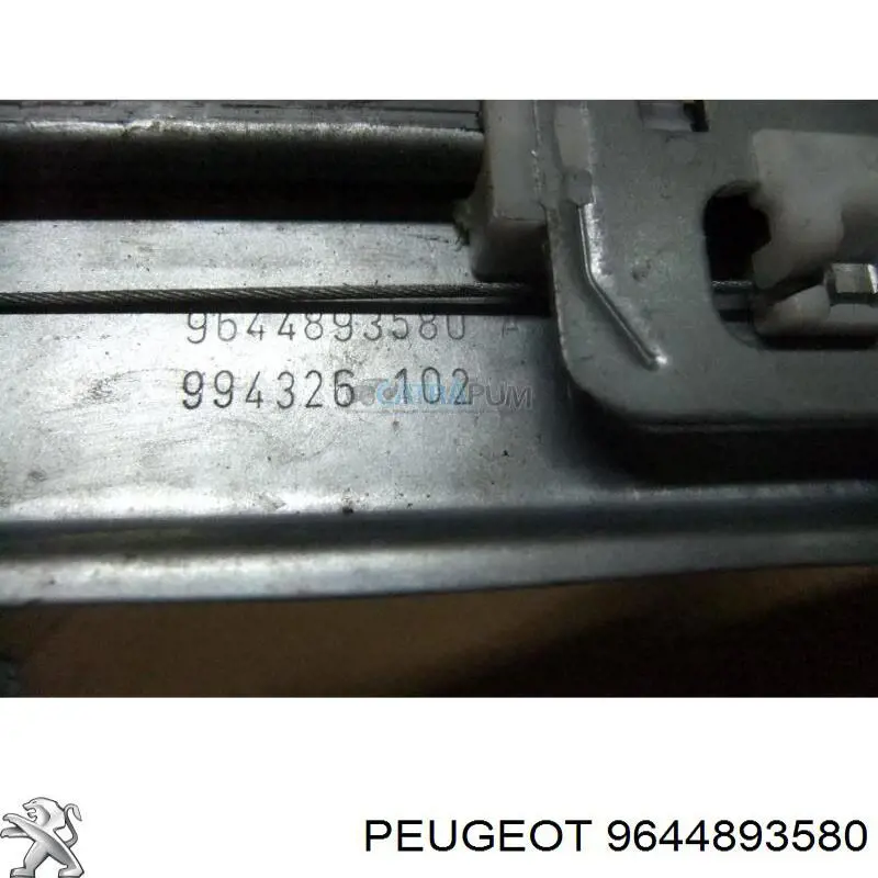 Mechanizm podnoszenia szyby drzwi przednich lewych Peugeot/Citroen 9644893580 cena, od 70,09 USD