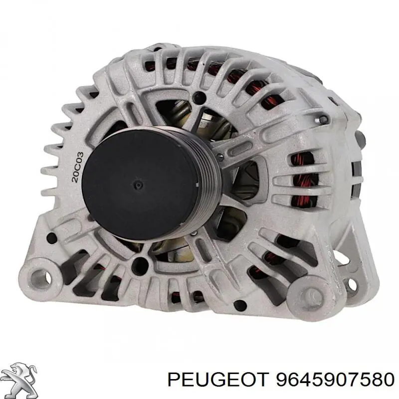 9645907580 Peugeot/Citroen alternator