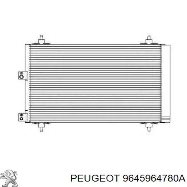 Do koszyka 9645964780A Peugeot/Citroen Chłodnica klimatyzacji