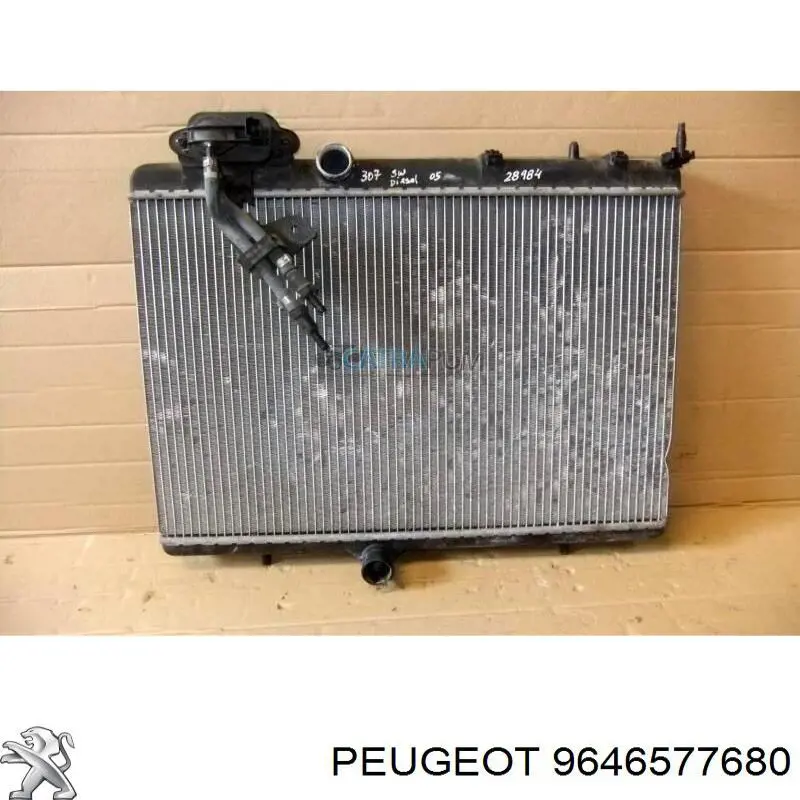 9646577680 Peugeot/Citroen Chłodnica silnika