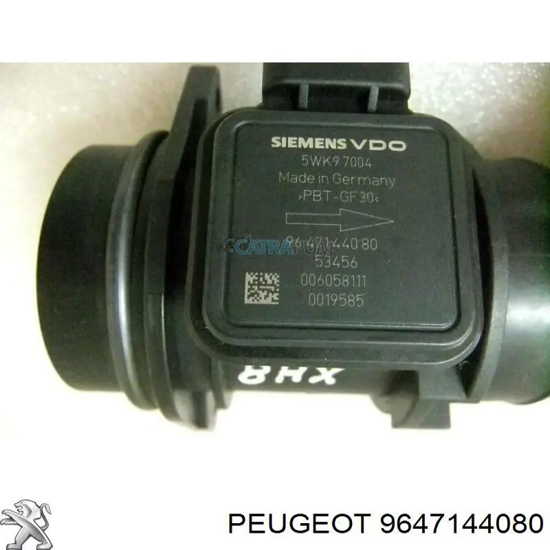 Czujnik przepływu powietrza, przepływomierz powietrza M.A.F. Peugeot/Citroen 9647144080 cena, od 50,82 USD