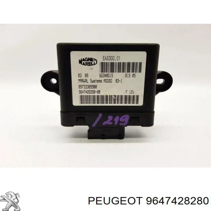 Do koszyka 9647428280 Peugeot/Citroen Sterownik pompy paliwa
