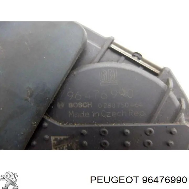 Do koszyka 96476990 Peugeot/Citroen Przepustnica, komplet