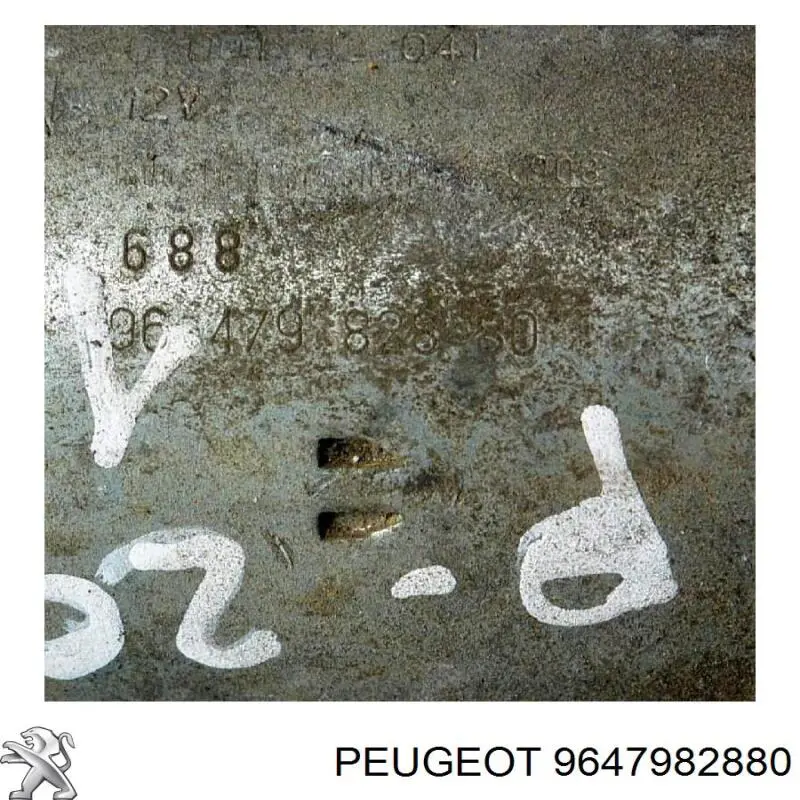 9647982880 Peugeot/Citroen rozrusznik