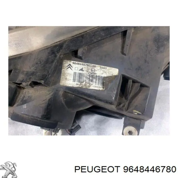 Do koszyka 9648446780 Peugeot/Citroen Reflektor lewy