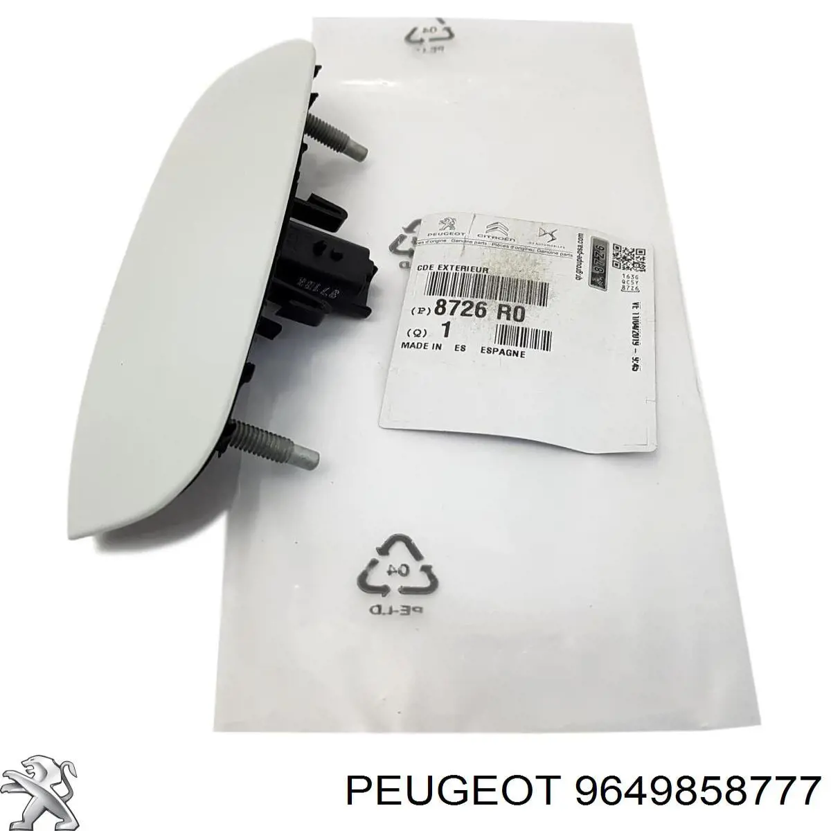 00008726Q8 Peugeot/Citroen Klamka bagażnika (drzwi 3/5 tylnych) zewnętrzna