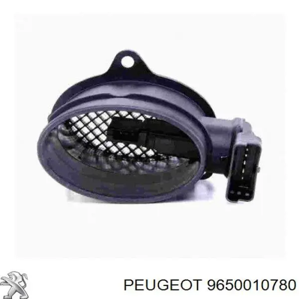 Do koszyka 9650010780 Peugeot/Citroen Czujnik przepływu powietrza, przepływomierz powietrza M.A.F.