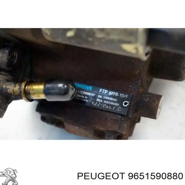 Pompa wtryskowa wysokiego ciśnienia Peugeot/Citroen 9651590880 cena, od 83,43 USD
