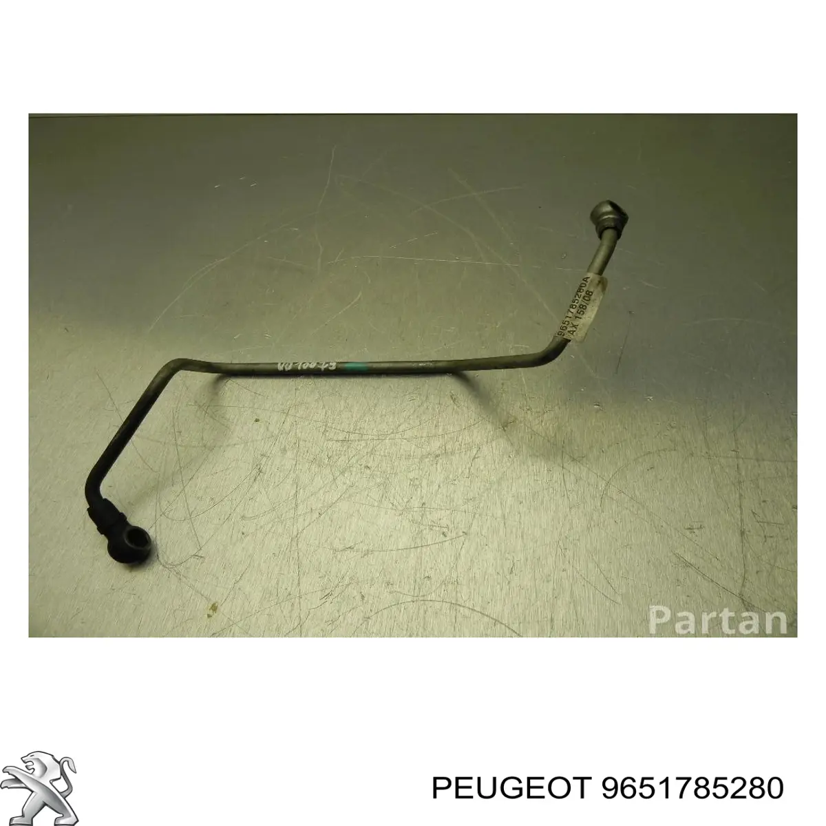 Do koszyka 9651785280 Ford Rurka (przewód) dopływu oleju do turbiny