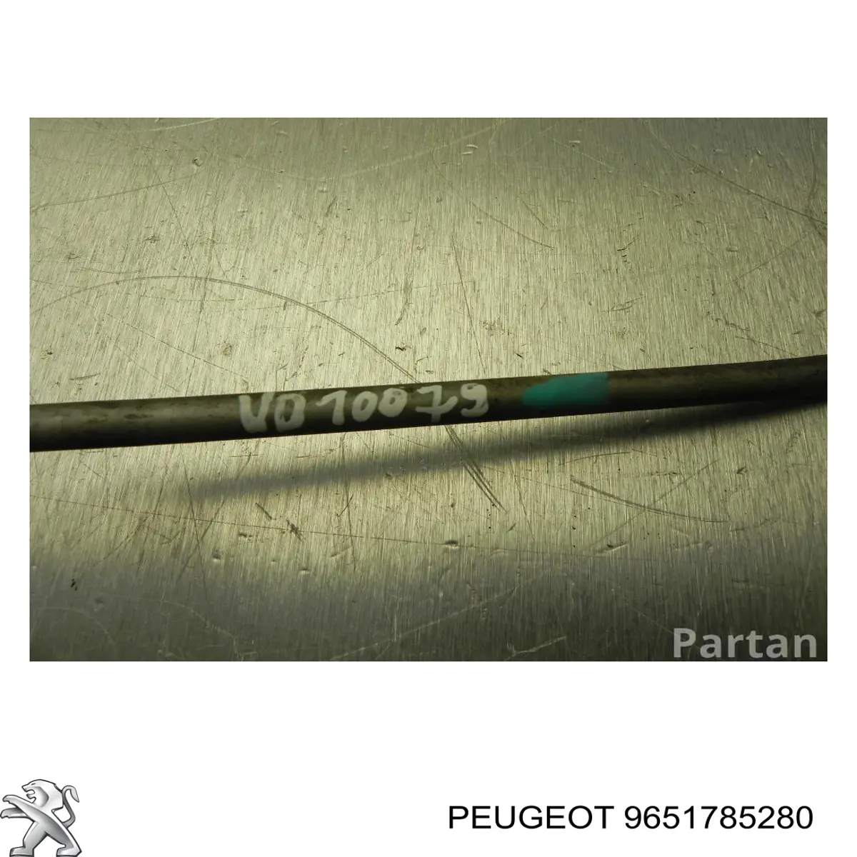 Rurka (przewód) dopływu oleju do turbiny Ford 9651785280